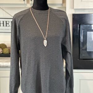 Claiborne Charcoal Knit Sweater